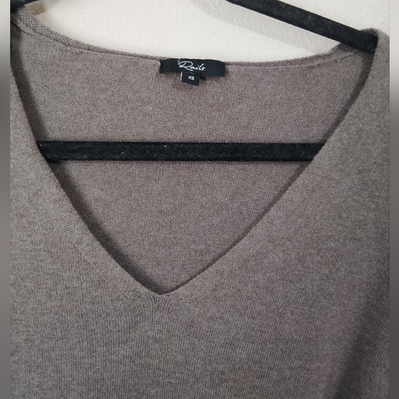 Rails Margot Long Sleeve Sweater Dress In Latte Cabincore Size Extra Small - Picture 4 of 6